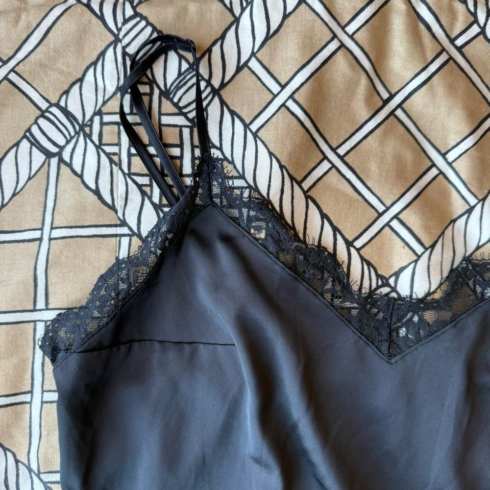 Gilligan & O'Malley Black Lace Chemise
